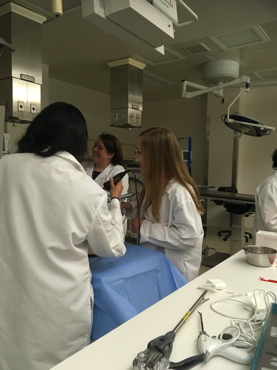 ILOVEAPCHEM's tweet photo. Really awesome tour of ethicon for the @WISE_tigers. Great information, lunch with co-ops, trying out laparoscopic surgery tools, and one portion of the tour led by a Loveland Tiger I taught in one of my first years teaching! https://t.co/dgykIDNqsQ