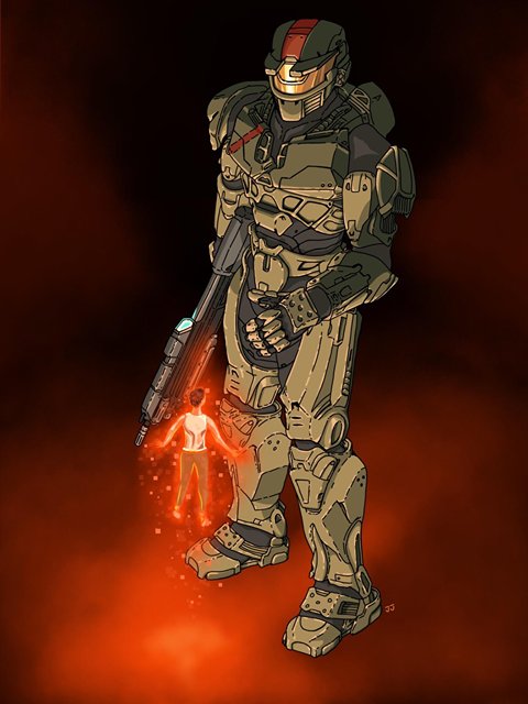 TheLegendary117 en Twitter: "Halo Wars 2 Red Team Leader with Art done by JJRabbid who posted on Reddit. NOT taking credit, simply sharing. Amazing work! 😎@Halo #Halo #HaloWars2 #343Industries #HaloArt #