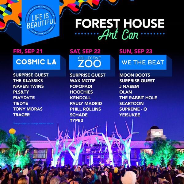 JUST ANNOUNCED: WE’RE 
SO STOKED TO JOIN <a href="/CollectiveZoo/">COLLECTIVE ZOO</a> AND BE PERFORMING ON #ForestHouse THIS YEAR <a href="/lifeisbeautiful/">Life is Beautiful</a>! FOFOFAM MAKE SURE YOU GRAB TICKETS AT lifeisbeautiful.com BEFORE THEY’RE GONE! #lifeisbeautifulfest