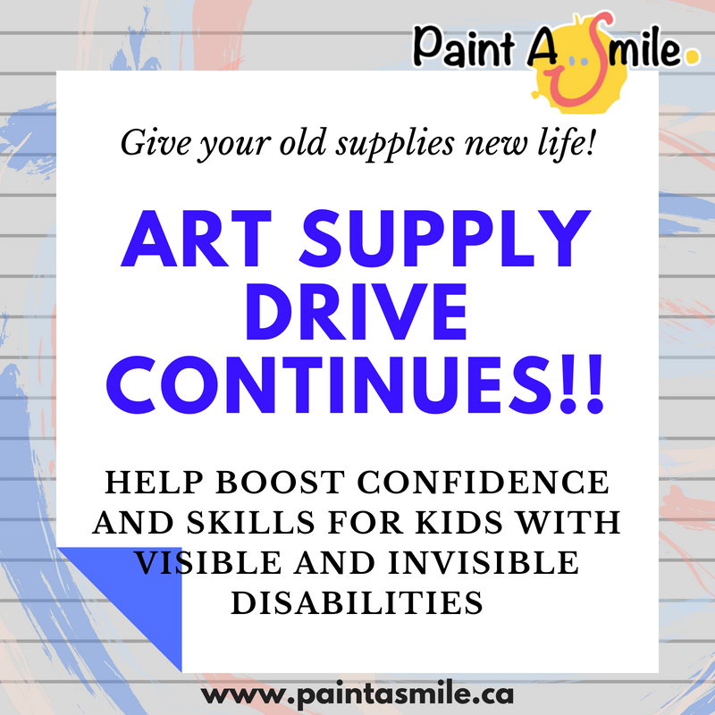PaintASmileInfo's tweet photo. @PaintASmileInfo Art Supply Drive is still on! We have a box located at Angus Glen Public Library @UnionvilleInfo  Band Stand every Thursday night and now @105Gibson ! Help support our art workshops by stopping by to donate your new/gently used supplies. Donate: paint, paper, etc https://t.co/3gQGswFLpn