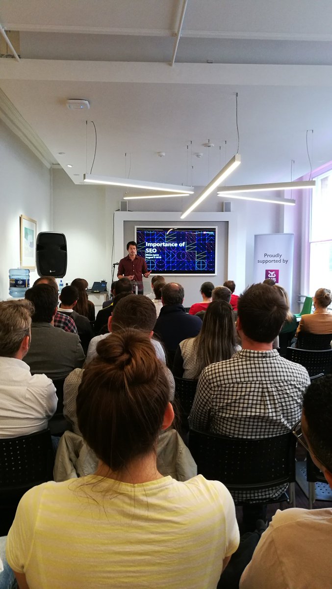 SEOStrategy_MU's tweet photo. Learning about the importance of #SEO tonight in @AIBIreland #GraftonStreet https://t.co/baFIi7hKvx