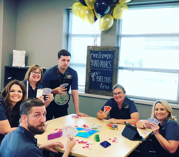 kkaggie3's tweet photo. @Wellborn_MS Your weapons of math instruction Desai, White, Vitek, Silva, Cummings, Wright. #WMSwarhawks #friedchickenandpotpie #makingmathgreatagain https://t.co/FcUncMKh9n