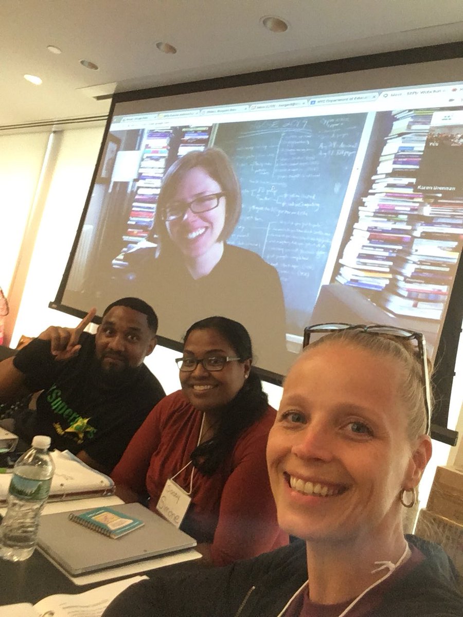 Thanks for the great video chat @karen_brennan !! we ❤️ #scratch and #creativecomputing! #selfietime #ps78isgreat #SEPjrNYC #csforallnyc @ScratchEdTeam @learningdrive @nycschools