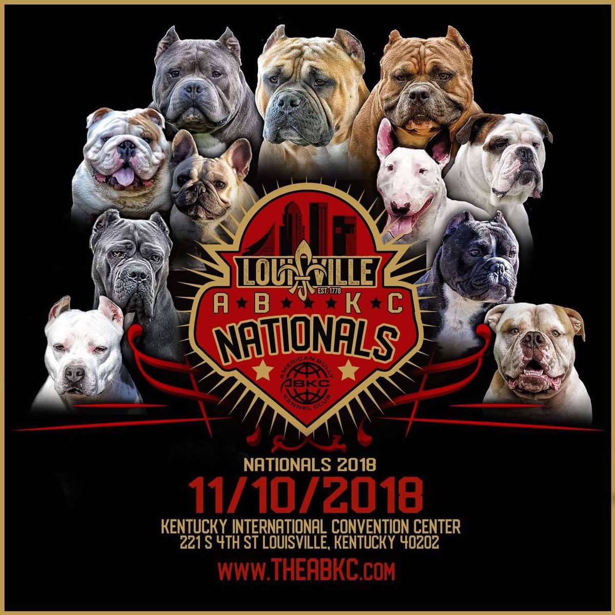 TheAbkc's tweet image. 🇺🇸⚜️ABKC - NATIONALS⚜️🇺🇸
#theabkc

NOVEMBER 10

🇺🇸 LOUISVILLE KENTUCKY , USA 🇺🇸