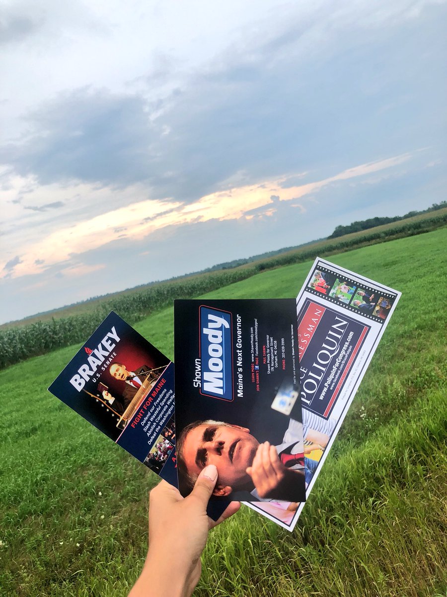 samclark2019's tweet photo. I had a great time doing doors in farm country this week.Make sure to join for Super Saturday here ▶️▶️▶️https://t.co/iMOqSaZDeK #LeadRight #TeamKennebec #TeamMaine https://t.co/ykLNzLbMVR