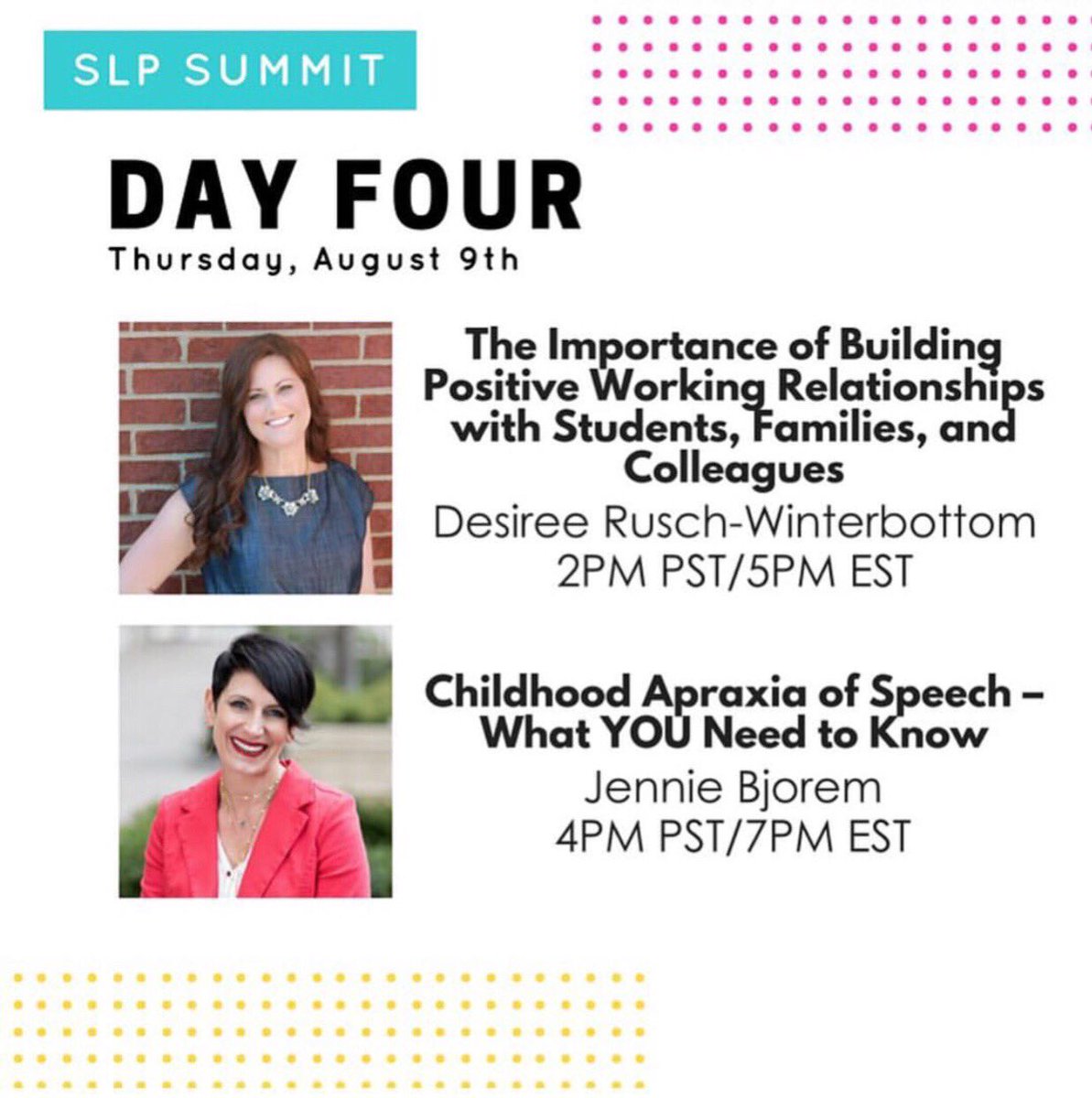 I can’t wait to present in the SLP Summit this afternoon on a topic I am so passionate about! I hope to see you there! #relationshipsfirst