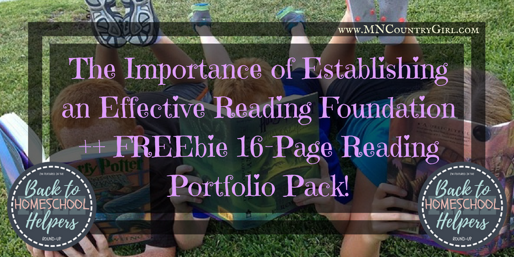 mncountrygirl11's tweet photo. The Importance of Establishing an Effective Reading Foundation + Freebie 16-Page Reading Portfolio Pack! Find out how to establish a reading foundation and why it's important! #Homeschoolreading #Startreadingnow #homeschooling https://t.co/CAEP216mcI #back2homeschoolhelpers https://t.co/d2m4iMzYhN