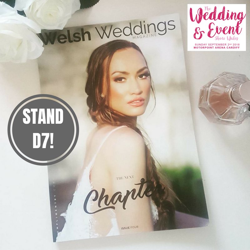 Pick up your copy of #WelshWeddings Magazine at the The Wedding and Event Show Wales on September 2nd! Book your tickets: eventswithlovewales.co.uk 
Come say hi to us on stand D7 and enter our exclusive completion to win a The White Box worth over £500!
