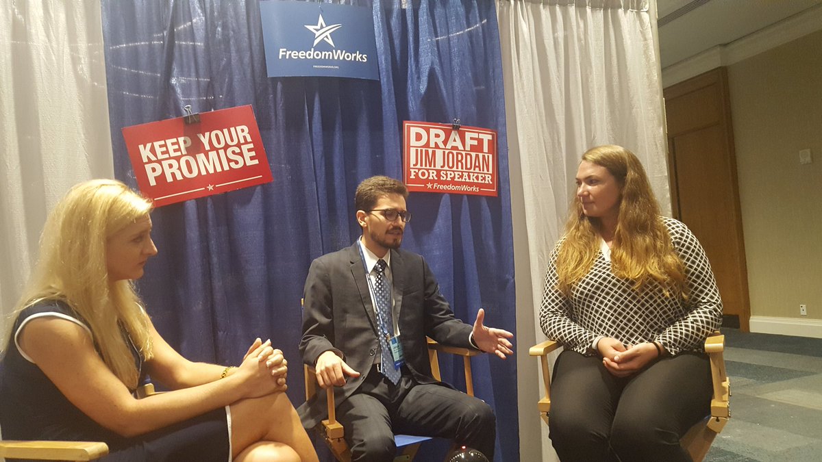 ProsperityUPN's tweet photo. Great convo on the need for common sense #CJReform with @JorgeSpaceMarin @JennaRMoll and @smayranderson! #ALECinNOLA #ampFW https://t.co/jOWGuBIzkz