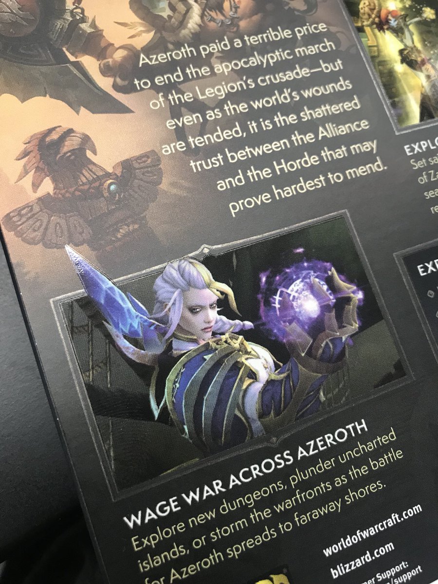 TerranGregory's tweet photo. #DatBox #LadyProudmoore #BattleforAzeroth https://t.co/mmX2uxe94X