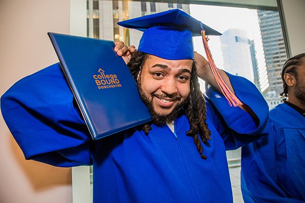 uncorneredUS's tweet photo. #TBT to last year's Matriculation speaker and #uncornered student Frank Melo! Join us this year to hear more student stories on August 23rd at Roxbury Community College! #cornertocollege https://t.co/zwsHjhBKdh