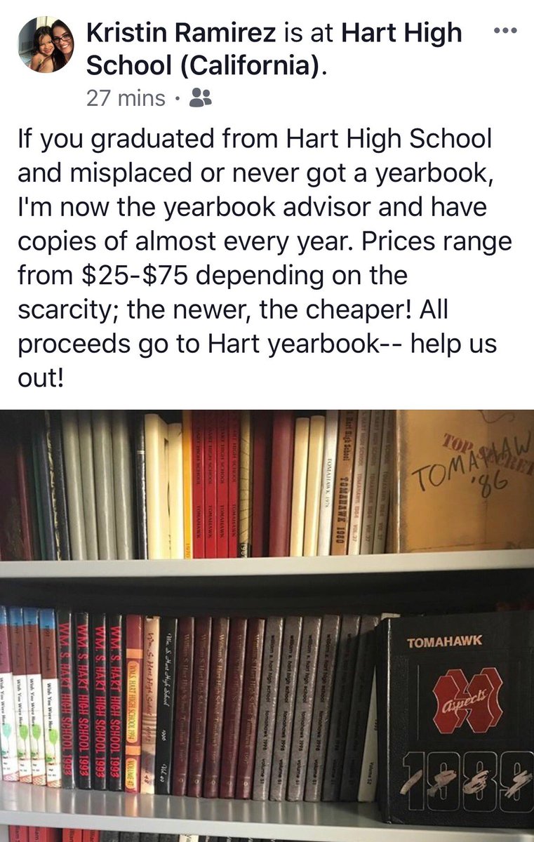 HartHighCheer's tweet image. Hart Yearbooks available!