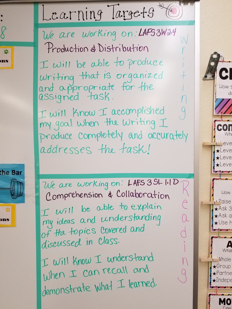 Standards based Learning Targets ready for day 1....oh yes I did! <a href="/NatalieRados123/">Natalie Rados</a> <a href="/LBK199/">Lauri Kirsch</a> <a href="/schreckie1/">Christine Schreck</a>  <a href="/ElemBoyette/">Boyette Springs Elem</a>
