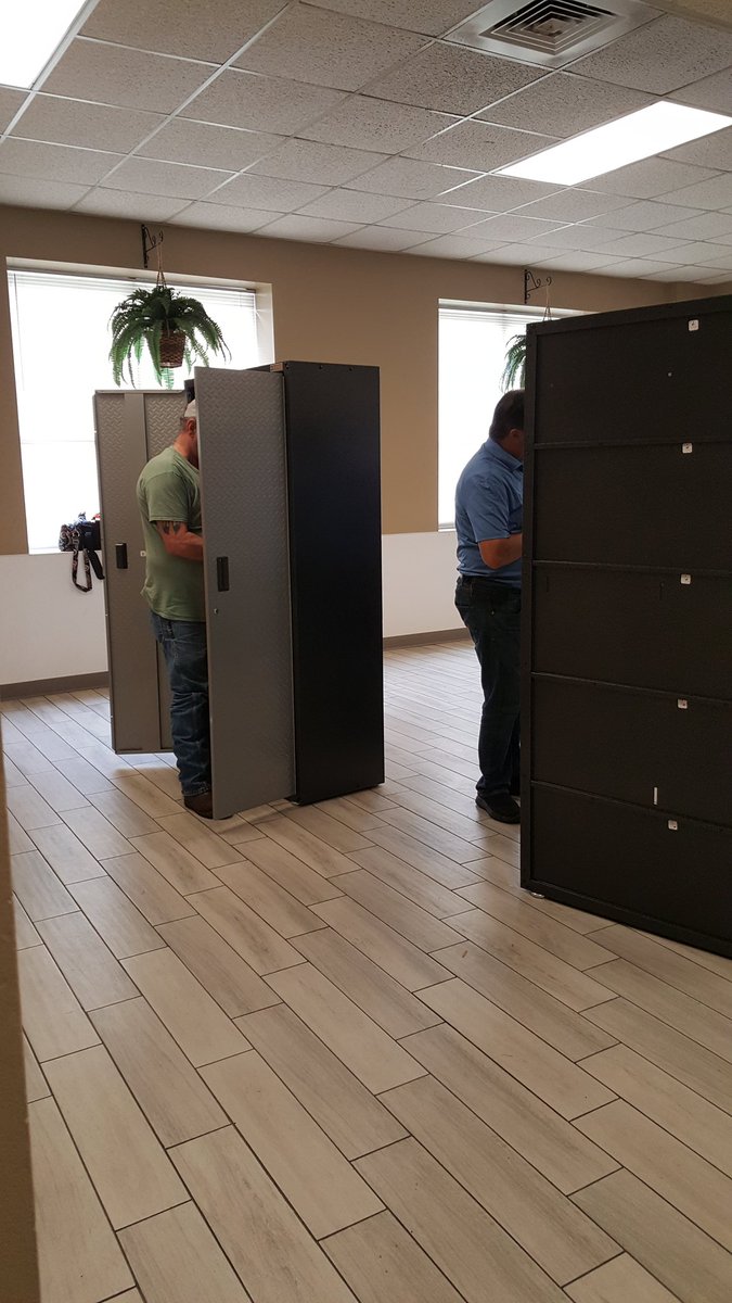 Lowes1142's tweet photo. Finishing some cabinets for the organization. https://t.co/hshF9L92a8