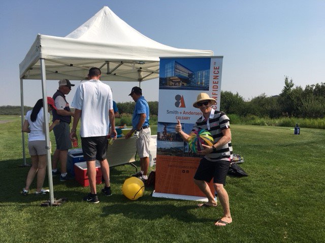 Getting into the spirit of summer as a hole sponsor for the @CREWCalgary Annual Golf Tournament @SiroccoGolf today! 🏖️⛳️