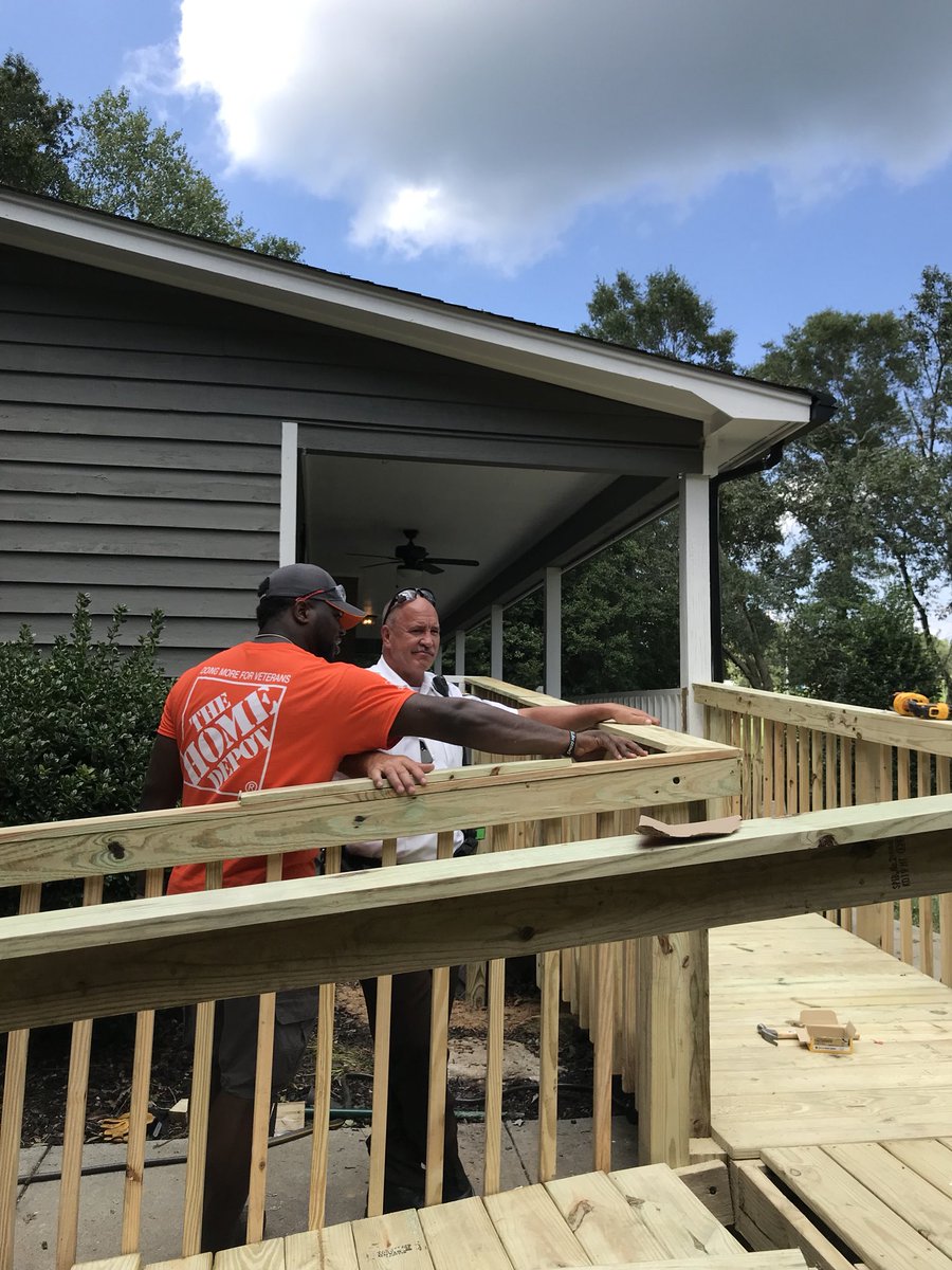 LamarHall11's tweet photo. Another great successful team depot ramp build absolutely love doing it!!!
The difference we make in people lives such a blessing to be apart of!!!
#3606
#thegashouse
#doingmoreforourveterans
#doingmoreforthecommunity https://t.co/ZkMB2Cnkqc