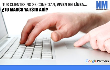 nmcomunicacion's tweet photo. ESTAR allí se vuelve tan importante, ESTAR en los momentos que importan y cuando tus clientes te buscan es lo más importante. 🔝
Envíanos hoy mismo un inbox. Estamos conectados con vos para pensar nuevas posibilidades para tu marca. 

#GooglePartners #GoogleAds  #MarketingDigital https://t.co/VyaVCAPN1o