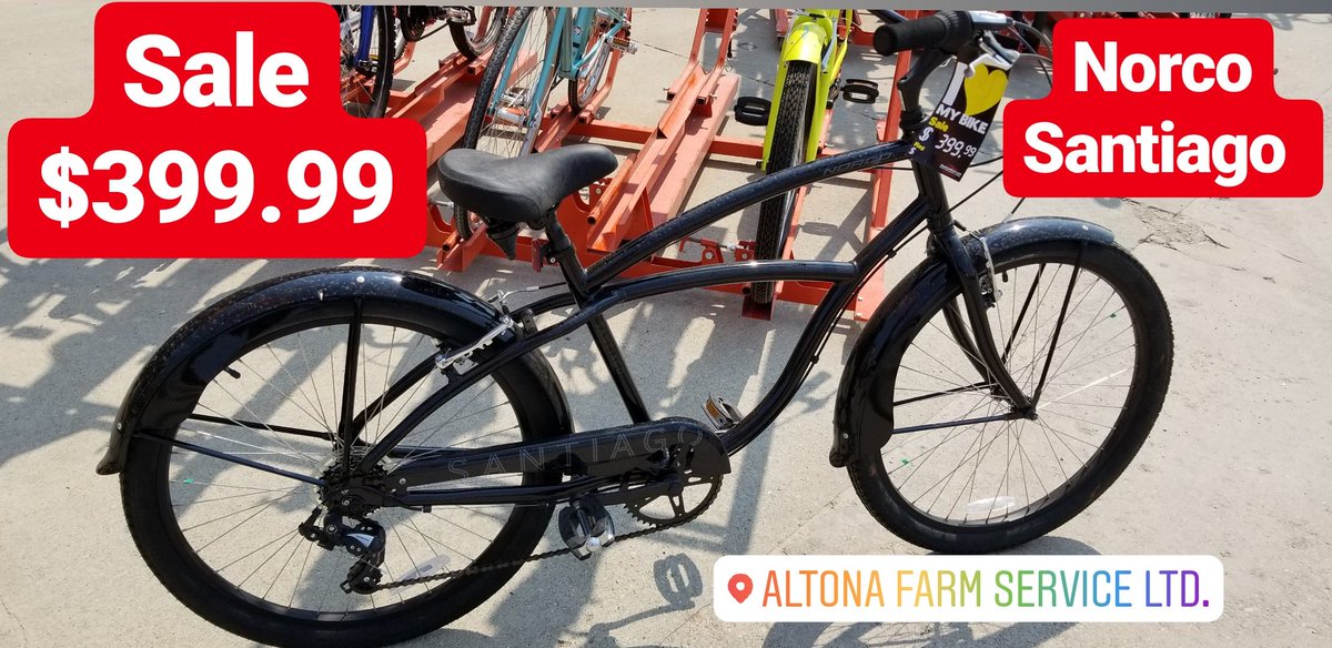 Altona Farm Service X ssa Norco Santiago Cruiser Bike Sale While supplies last afs altonafarmservice https t HBX6NTj2Oy X