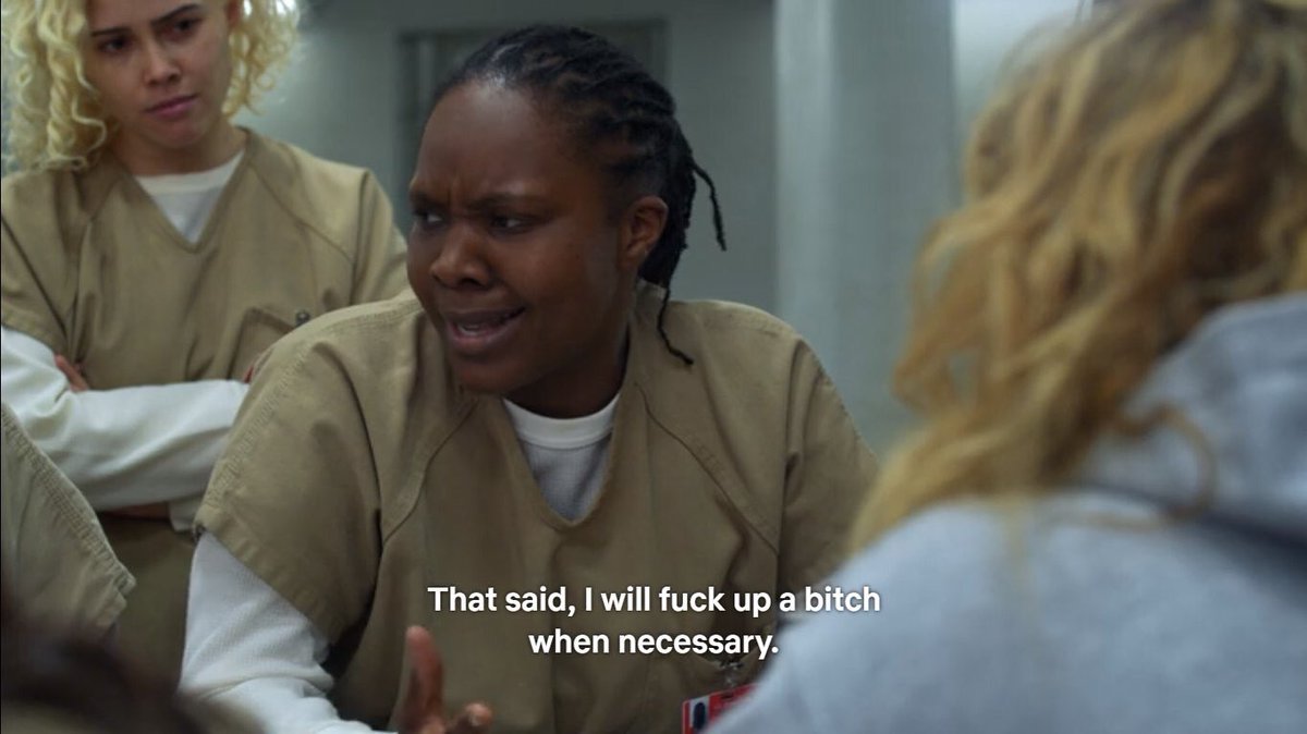 RJKDuggan's tweet photo. And the award for Best New Character in #OITNB goes to ... Adeola https://t.co/Sa9iQUUHWZ