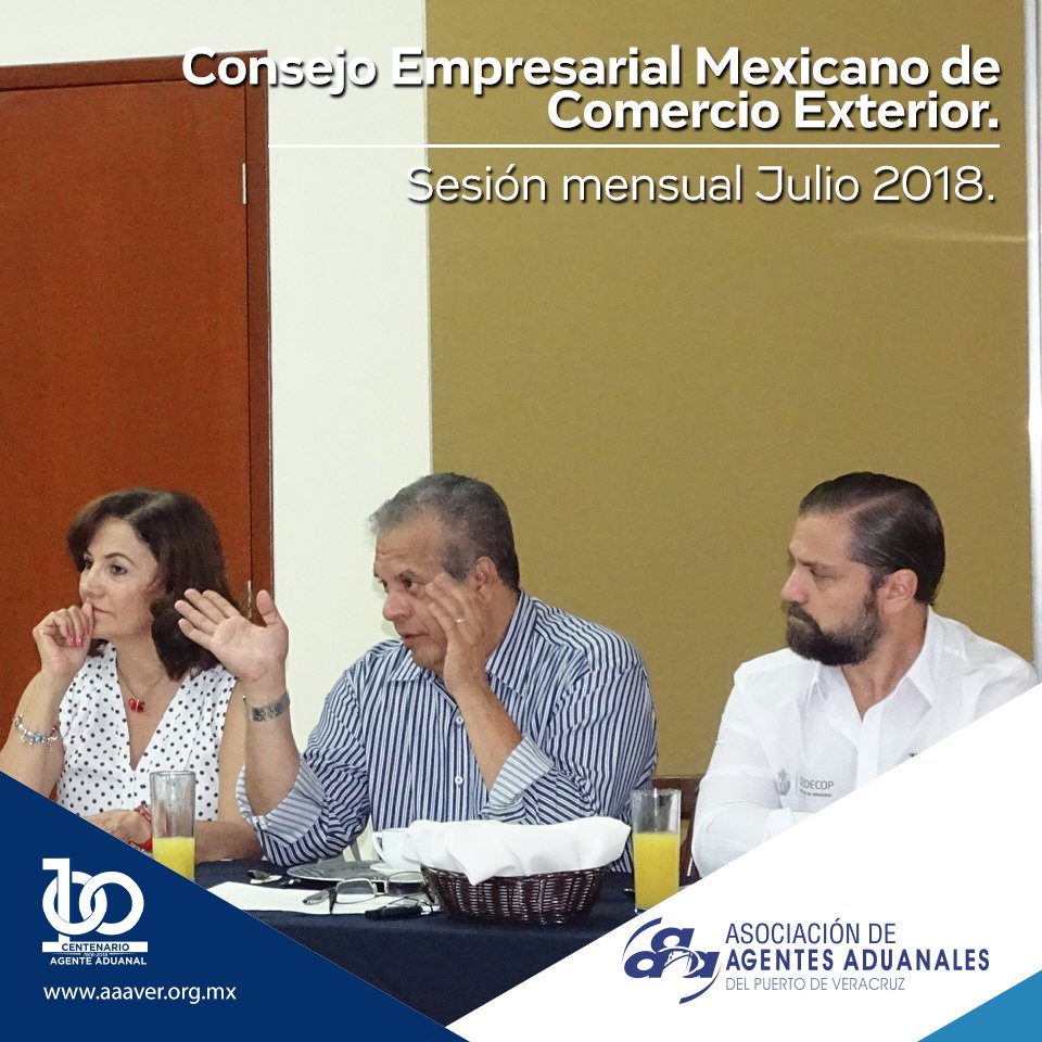 AAAPVER's tweet photo. Durante la más reciente sesión  mensual del COMCE Veracruz se abordaron temas fundamentales para el Desarrollo del Comercio Exterior en el Estado y las oportunidades en las áreas de logística y Aduanas. #COMCE #COMCEVERACRUZ #VERACRUZ #AAAVER #100AA #ComercioExterior https://t.co/Ido6ZhxDz1