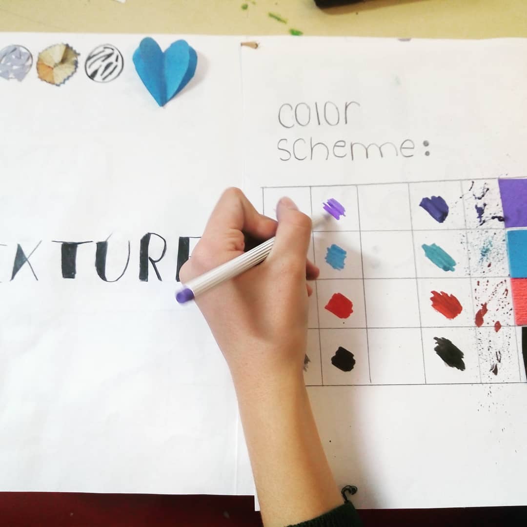 moihynes's tweet photo. #moodboard #colourscheme #costumes #puttingonaplay P6 working on their school play #art #drama #cometogether @BDSPrimary https://t.co/WYMLQpXoAx