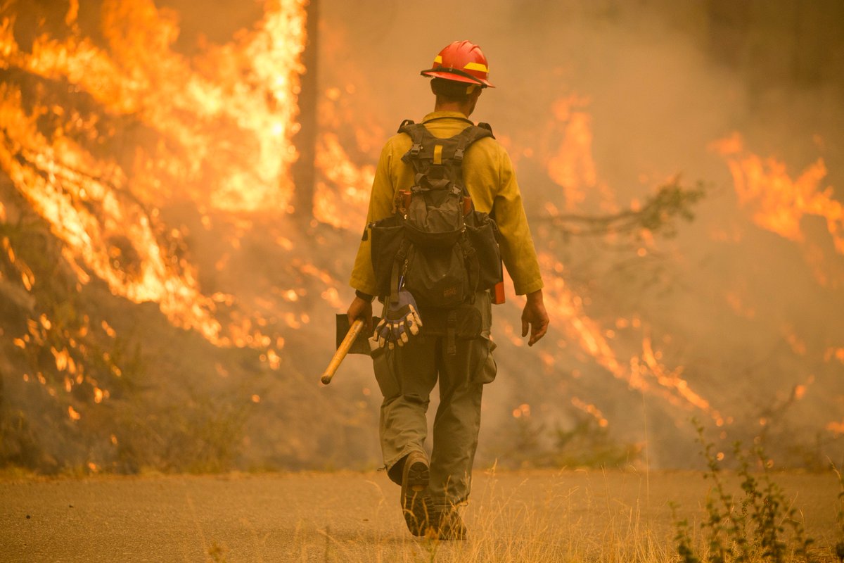 ForestServiceNW's tweet photo. To date, #Oregon &amp; #Washington have had 1,853 #wildfires w/23 large #fires currently burning. Nearly 1/3 of fire personnel available nationwide are in the Pacific NW. (10,656 out of 29,181) &amp; we haven't reached the peak of fire season yet. Please help our #firefighters! https://t.co/QPWKTzz3Iv
