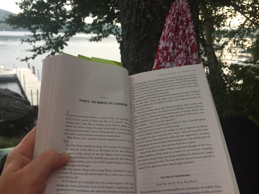 PartridgeMEH's tweet photo. Finishing up #mindset while finishing up #summerbreak. Itβs hard not to have a growth mindset while reflecting on a hammock, steps from the lake. The hard work starts in a few weeks- teaching growth mindset to #english6 @mehms with @LiebnerM! @mehms #TeamFCCPS @FCCPS https://t.co/A579I5aXRk