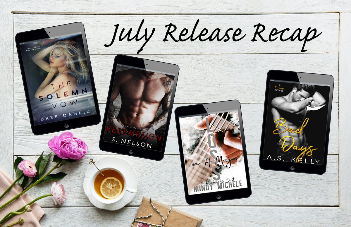 kikichat83's tweet image. 🎈 🎉 July Release Recap 🎉 🎈
#ReleaseRecap #JulyReleases #OneClickReady
🎈  The Solemn Vow by @BreeDahlia 
🎈  Redemption by @authorsnelson1 
🎈  Love in A Major @MindyMicheleBks 
🎈  Bad Days by @ASKelly_Books 
Find them all here:  thenextsteppr.org/2018/08/01/jul…