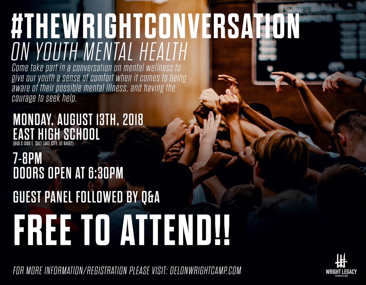 Delon Wright On Twitter In Addition To My Basketball Camp I Will Be Hosting A Free Mental Health Awareness Panel On Monday August 13th I Encourage Everyone To Take Part In This
