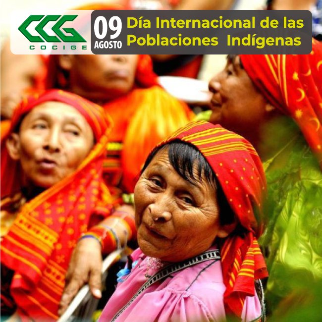 COCIGE's tweet photo. Día Internacional de las Poblaciones Indígenas https://t.co/gElaKCAkCG