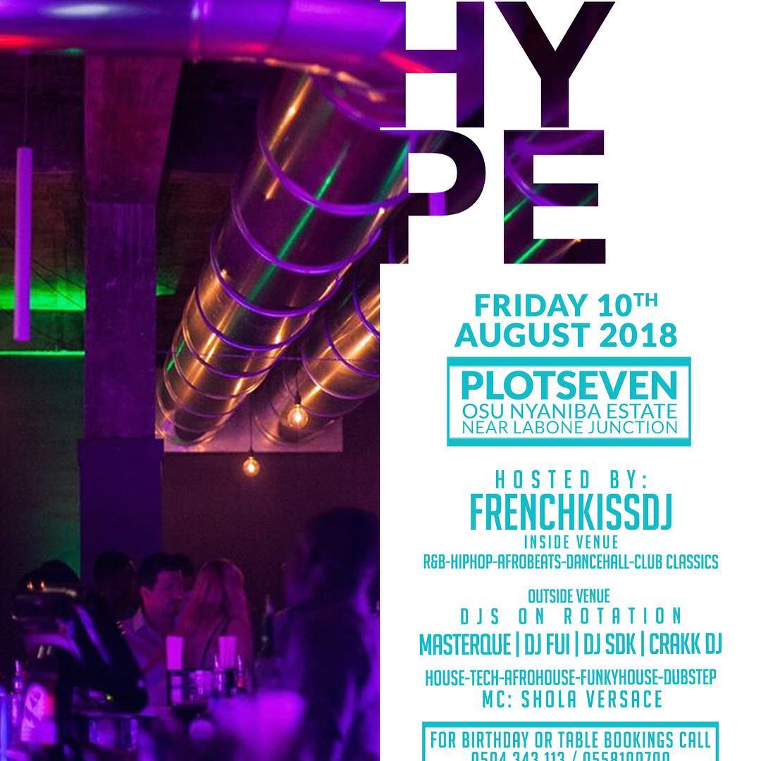 plot7even's tweet photo. This weekend #thewarehouse #plotseven ⚡️
Friday 10th August #outsidethewarehouse #hypefriday
Saturday 11th August #thenightlifefactory
FOR TABLE RESERVATIONS CALL 0502734228
#accrawedey #timeoutaccra #accranightclubs https://t.co/2ase6HAu7Q