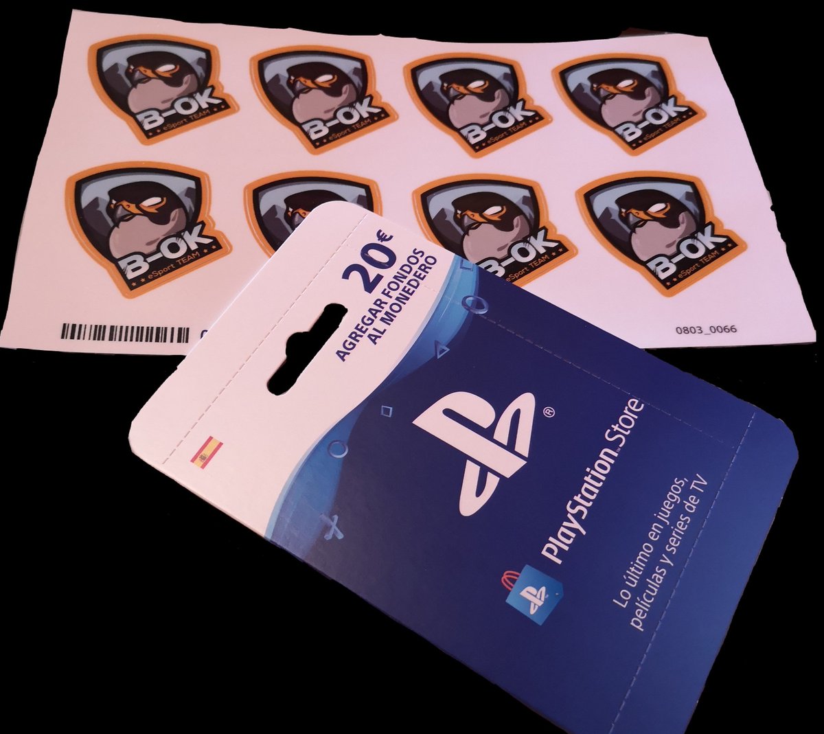 Empieza el sorteo, tenéis de tiempo hasta el domingo 12 a las 21:00

Pegatinas del team y tarjeta de 20€
REQUISITOS: 🔄 Rt a este twit✔️ y
Seguirnos 👉🏼 @hawkeSportteam ✔️
#goB0K #fortnite #FortniteSeason5 #PS4 #eSports #free