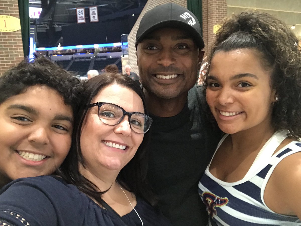 BillieB16's tweet photo. We had a great time supporting our favorite Fever Inferno dancer at the @IndianaFever game! @AntronBrown  #FeverInferno #FeverGameNight #WNBA #IndianaFever https://t.co/a2HXXngZZy