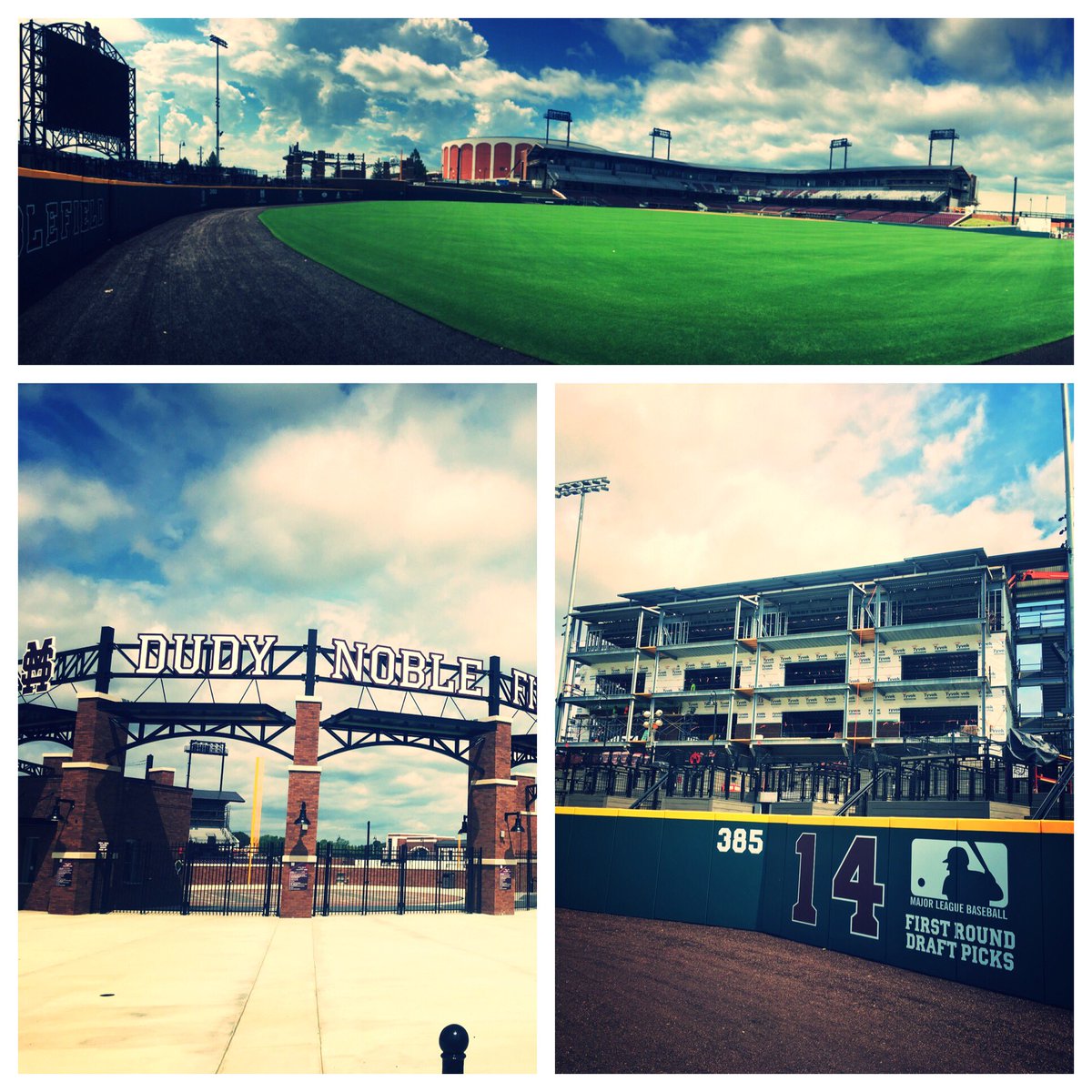 bhemphillMSU's tweet photo. The Dude is looking good. @HailStateBB student athletes and fans will enjoy the best amateur baseball facility in the world in 2019. #HaiIState https://t.co/xf4CzX3WWt