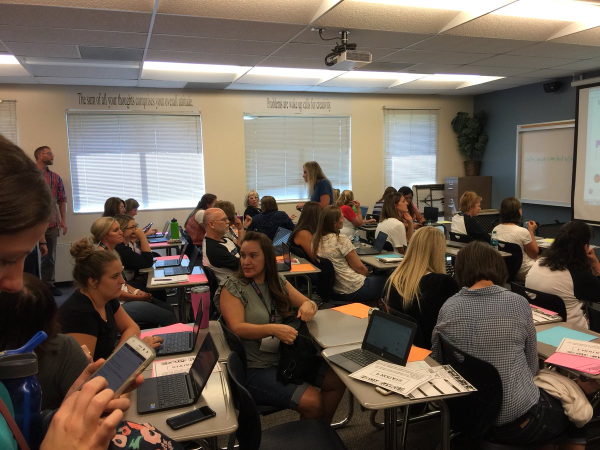 rmjhdeutschklub's tweet photo. Setting records for attendance all day. Cathy Wall’s digital escape room.
#BrainBlastEDchat
#Brainblast18 https://t.co/VWFgmXuGz4