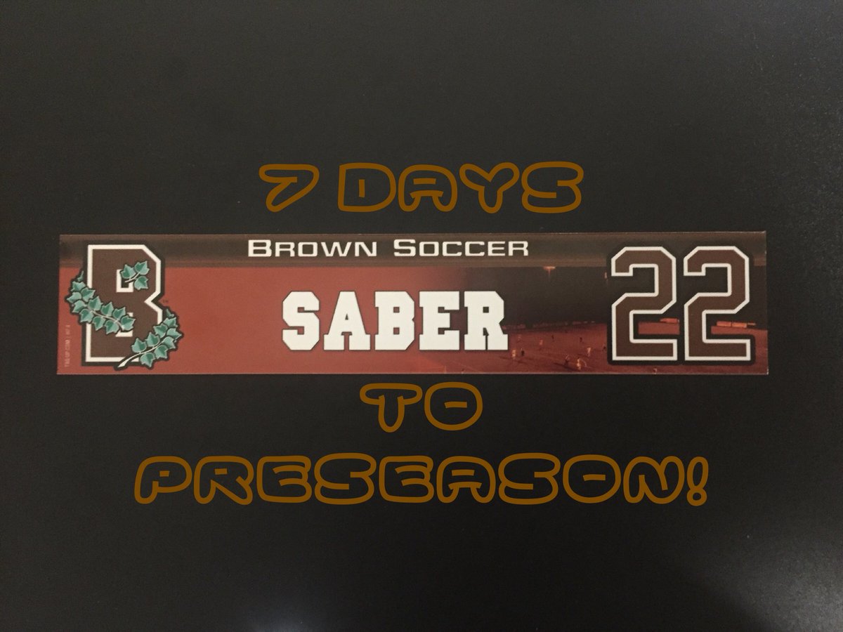 BrownU_MSoccer's tweet photo. Preseason on the horizon! Very excited to have Mathieu "Mattie" Saber, our Team IMPACT member of the roster! #BMS #brownmenssoccer #brownathletics #gobrunos #3mile #getyourformsin https://t.co/99ENZ9LDPS