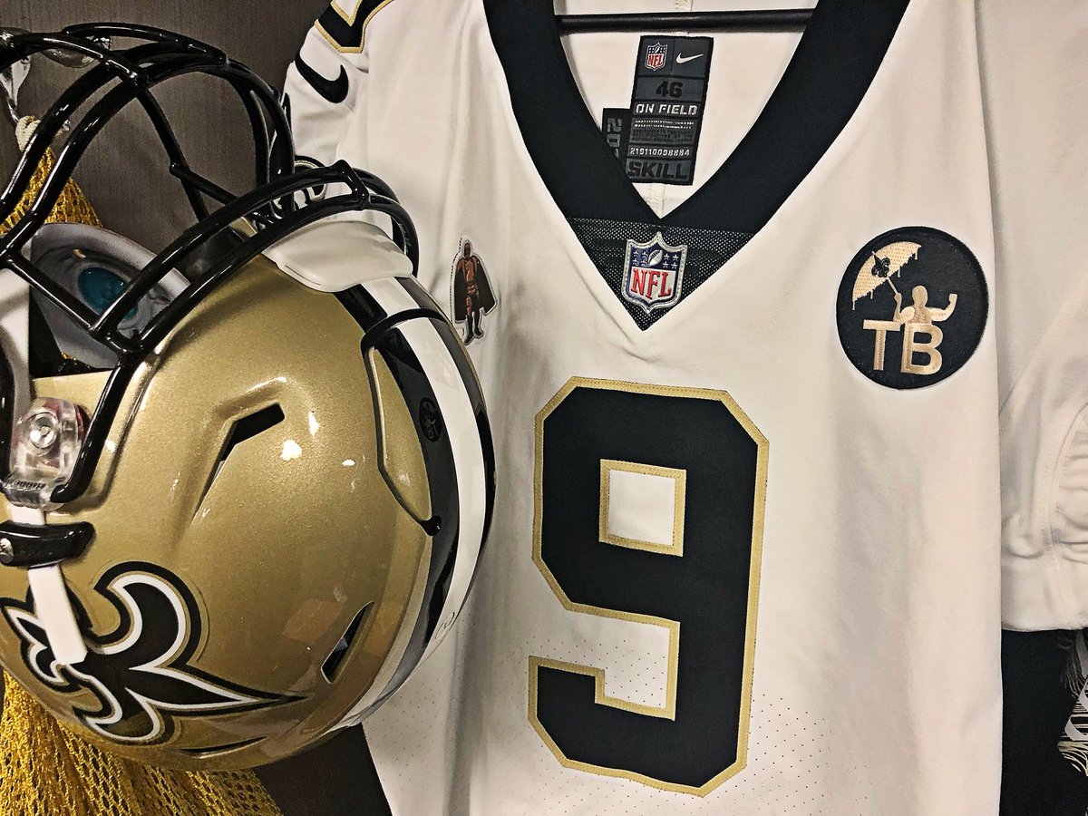 tb patch on drew brees jersey