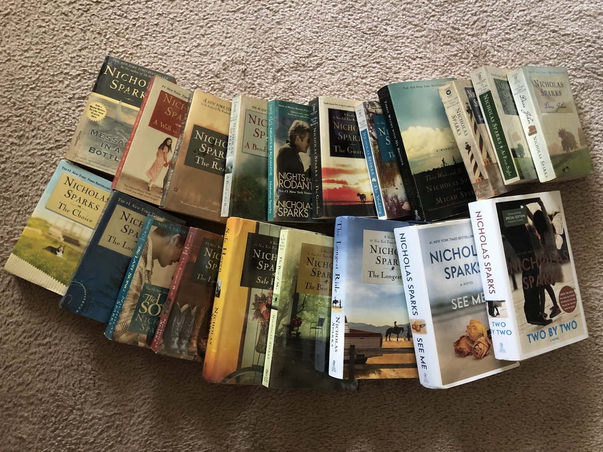 HifromAngeloo's tweet photo. @NicholasSparks @NicholasSparks #BookLoversDay https://t.co/YG1DFJirVw