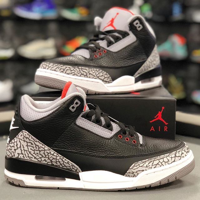Air Jordan Retro 3 “Black Cement”(SZ 9.5) in store now for $180
*9.5 out of 10 condition
Open until 8pm 
#PremiumKicksATL 
#BuckheadsFinest
#GottaLoveCheshireBridge ift.tt/2OoFN4A