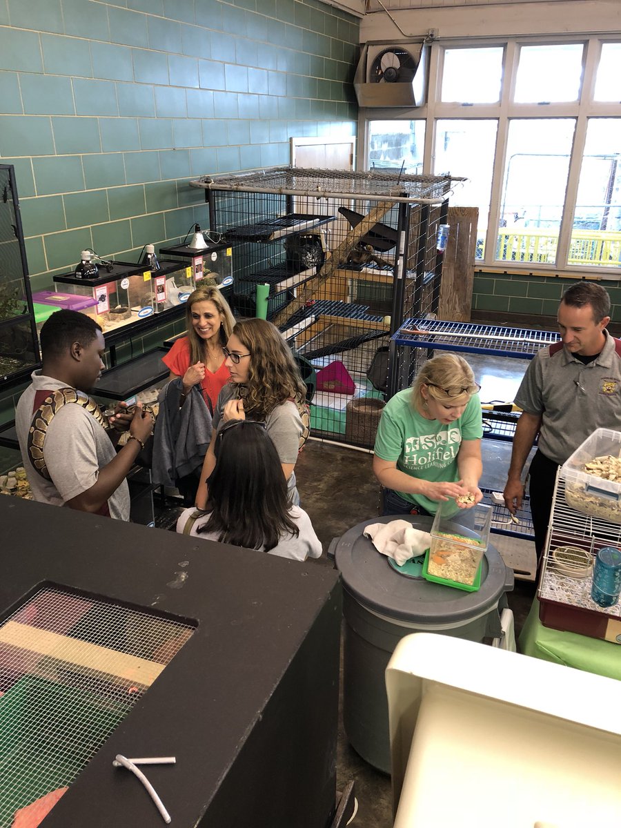 pisdoutdoor's tweet photo. The amazing science department @ottobobcats checking out their classroom critters from the Holifield! Have a great year bobcats! @DivaOfScience @HolifieldSLC @OttoMiddlePTA https://t.co/bvYdH0Bg6r