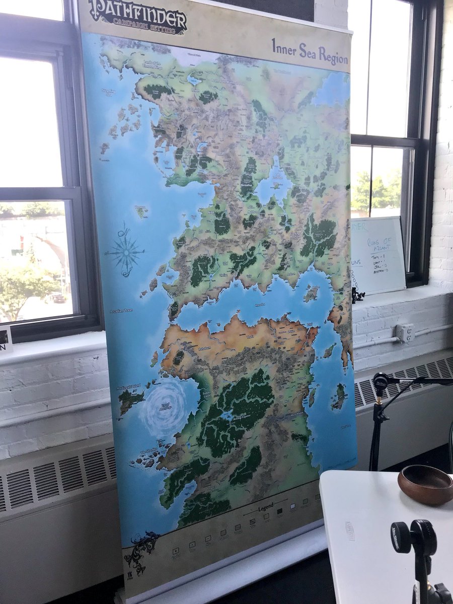  Pathfinder Campaign Setting: Inner Sea Poster Map Folio