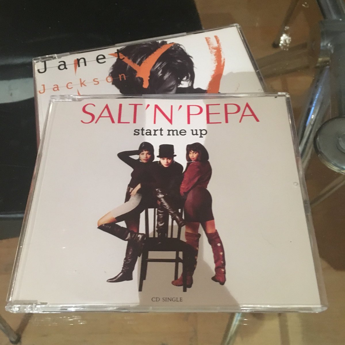 jkalifornia's tweet photo. NEW! @TheSaltNPepa @JanetJackson #notavailableintheshops https://t.co/jjsrHRbzEo