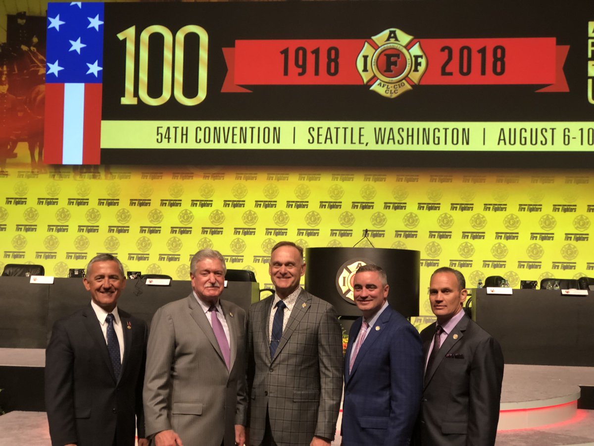 #IAFFCentennialConvention wraps up in Seattle. Saluting #IAFF's century of service to the membership and looking ahead to another 100 years working to improve the lives and livelihoods of #firefighters.