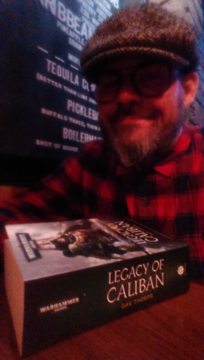 Happy #BookLoversDay just about to start @GavThorpeCreate 'Legacy of Caliban'. I'm so happy. #theblacklibrary #warhammer40000 #darkangels