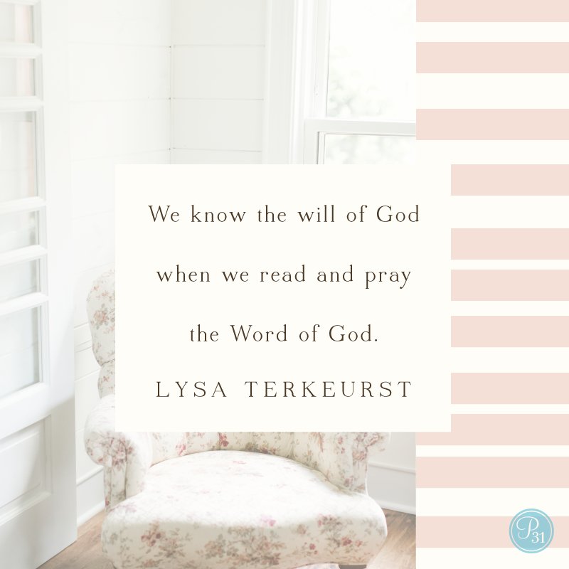 LysaTerKeurst's tweet image. God will never speak to us or tell us to do something that’s contrary to His Word. But unless we know Scripture, we won’t be able to discern whether what we hear is consistent or not with the Word. We know the will of God when we read and pray the Word of God.
