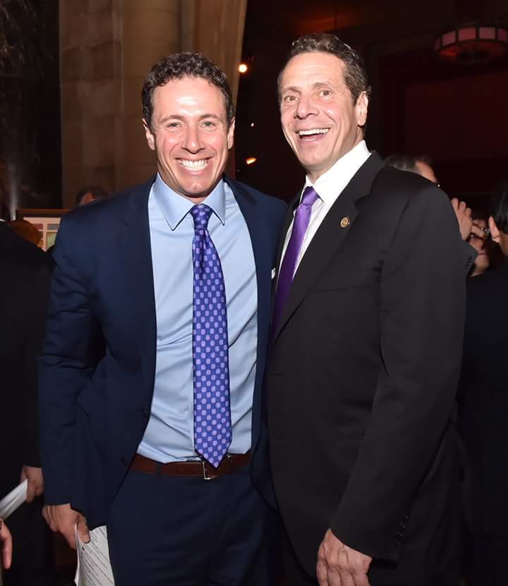 My Governor and his brother. Happy Birthday Chris Cuomo. And I love my Governor 