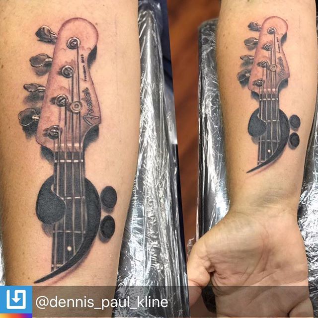 27 Guitar Tattoos Youll Either Love or Hate