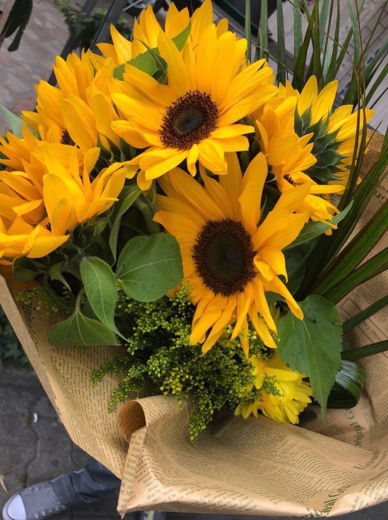sunflowerlust's tweet photo. sunflowers always brighten my day 🌞🌻😍 https://t.co/vpiy16nm0X