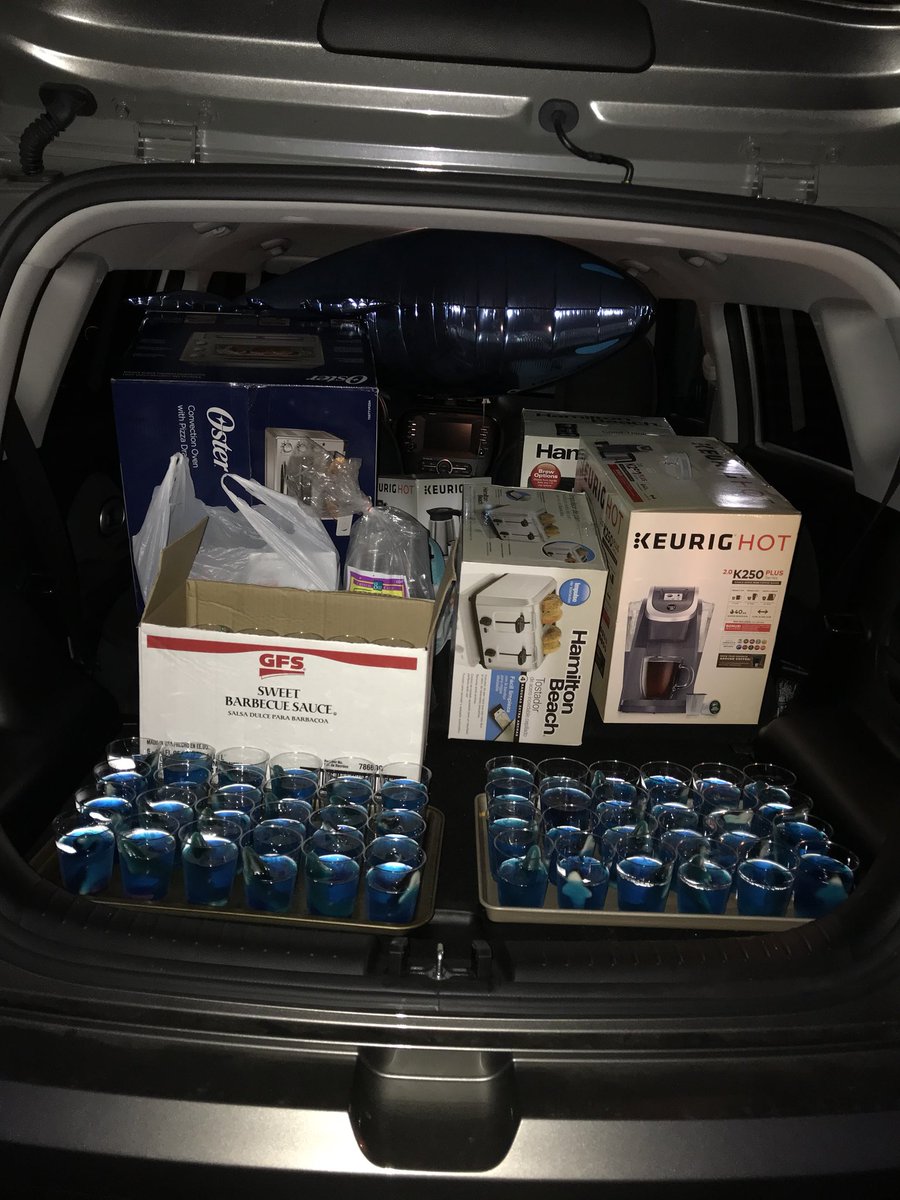 Exciting presents for the break room!! And snack of course. #sharkparty #sharkswin #keurigsfordays #employeecommittee <a href="/HDmorrissey/">Michael Morrissey</a> <a href="/Sierra24Johnson/">Sierra Johnson</a> <a href="/schrad1/">ASchrad</a> <a href="/RAshley89/">Ryan Ashley</a> <a href="/NikiVeldstra/">Niki Veldstra</a> <a href="/jonhensley1495/">Jon Hensley</a> @mattmehalko <a href="/meyermalindac/">Malinda Meyer</a> <a href="/HomeDepotGrndvl/">HomeDepotGrandville</a>