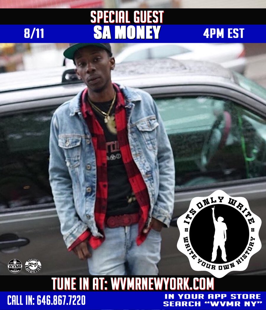Writesworldrad5's tweet photo. This Saturday 4-5pm @SAMONEY63RD live. Go get that new tape https://t.co/i1Ow6mZ7Dy https://t.co/Eji9tjJ0HM